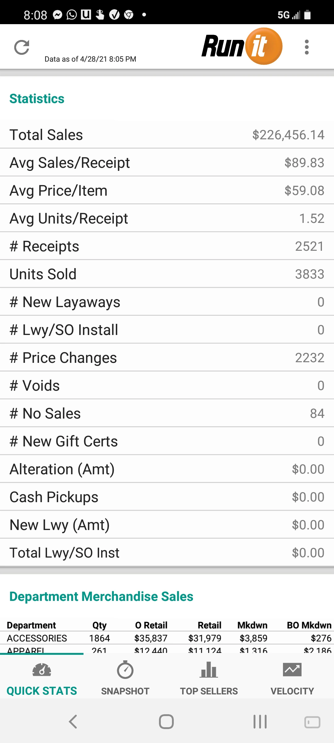 screenshot of RunIt RealTime Cloud